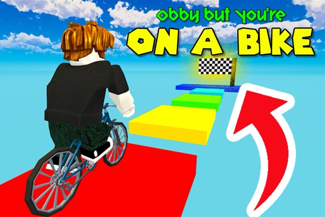 Obby but You're on a Bike