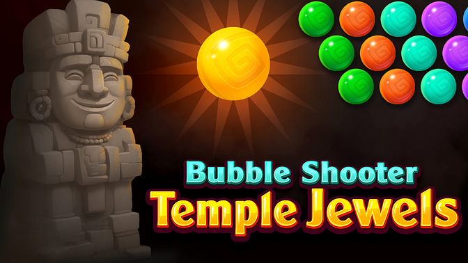 Bubble Shooter Temple Jewels